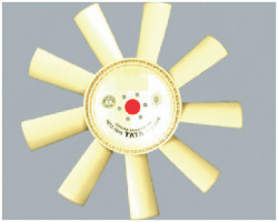 SILVER Radiator Fan Blade Tata 1109 (Steel Plate) (Dia 515Mm) 