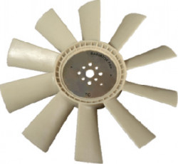 SILVER Radiator Fan Blade Tata 1613/ 2416 T.C (8 Holes) (Steel Plate) (Dia 515Mm) 