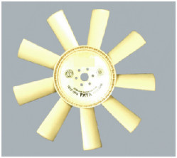 SILVER Radiator Fan Blade Tata 608 (Steel Plate) (Dia 470Mm) 