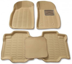 3D Floor Foot Mat Civic Beige