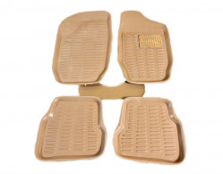 3D Floor Foot Mat POLO / VENTO / FABIA BEIGE