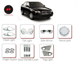 Alpine Premium Chrome Accessories Combo Kit For Baleno Type 1 (Set Of 7)
