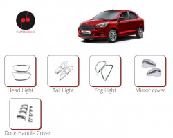 Alpine Premium Chrome Accessories Combo Kit For Figo Aspire (Set Of 5)