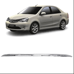 Alpine Premium Quality Dicky Garnish (Stainless Steel) For Etios