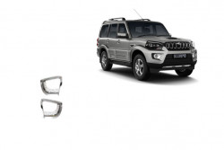 Alpine Premium Quality Fog Light Lamp Cover (Chrome) Scorpio Type 5 2017 Onwards