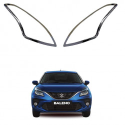 Alpine Premium Quality Head Light Lamp Cover (Chrome) Baleno New Model