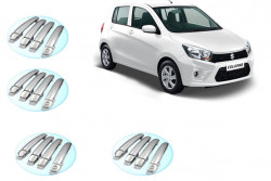 Alpine Premium Quality Outer Door Handle Catch Cover 4 Pcs. (Chrome) Celerio