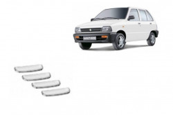 Alpine Premium Quality Outer Door Handle Catch Cover (Chrome) Maruti 800