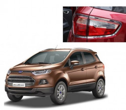 Alpine Premium Quality Tail Light Lamp Cover (Chrome) Ecosport