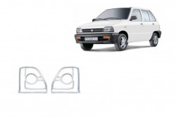 Alpine Premium Quality Tail Light Lamp Cover (Chrome) Maruti 800 Type 2