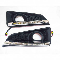 Autogold Fog Light Lamp Assembly DRL LED Honda City iDTEC 