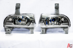 Autogold Fog Light Lamp Assembly Scorpio Type 2 (White) 