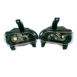 Autogold Fog Light Lamp Assembly Scorpio Type 3 (Black) 