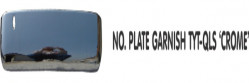 BLU Number Plate Garnish Qualis (Chrome) 