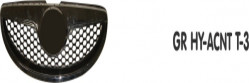 BLU Premium Quality Front Grill Accent Type-3 Black Crome