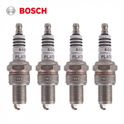 BOSCH 0242135809EHG Spark Plug Maruti 800 MPFI / Alto / Wagon R / Zen Estilo / Linea / Punto / Beat/Dost (Set of 4) 