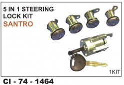 Car International 5 In 1 Steering Lock Set Santro  CI-1464