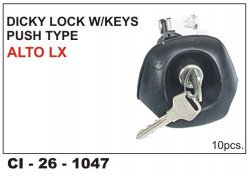 Car International Dicky Lock W/Key Alto  CI-1047