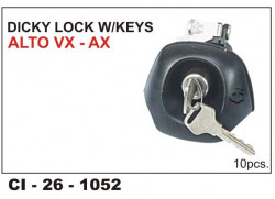 Car International Dicky Lock W/Key Alto Vx, Alto Ax  CI-1052