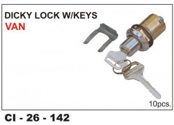 Car International Dicky Lock W/Key Maruti Van  CI-142