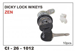 Car International Dicky Lock W/Key Zen  CI-1012