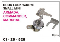 Car International Door Lock W/Key Marshal/Bolero Left  CI-526L