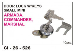 Car International Door Lock W/Key Marshal/Bolero Right  CI-526R