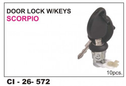 Car International Door Lock W/Key Scorpio Left  CI-572L