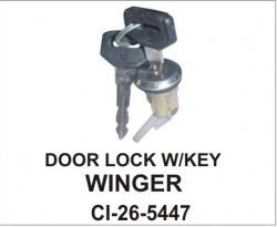 Car International Door Lock W/Keys Winger Left  CI-5447L