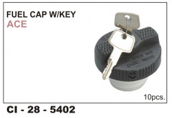 Car International Fuel Tank Cap Lock W/Key Plastic Tata Ace  CI-5402