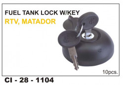 Car International Fuel Tank Cap W/Key Matador Rtv Minidor  CI-1104