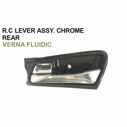 Car International Inner Door Handle / R C Lever Assembly Chrome Verna Fluidic Rear Left Ci-8171L