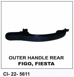 Car International Outer Door Handle Ford Fiesta, Ford Figo  Rear Left  CI-5611L