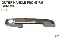 Car International Outer Door Handle I20 Front Right Chrome (Keyhole Type) CI-9071R