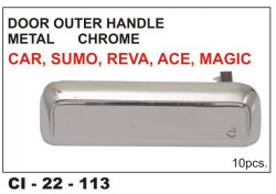 Car International Outer Door Handle Maruti  800, Tata Sumo /Tata Ace/1000 Metal Chrome Left  CI-113L