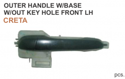 Car International Outer Door Handle With Base Creta Front Left CI-292L