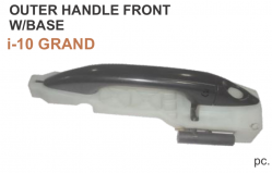 Car International Outer Door Handle With Base I10 Grand Front Left CI-265L