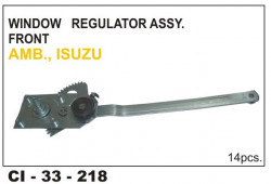 Car International Window Regulator (Manual) Ambassador, Isuzu Front Left CI-218L