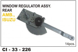 Car International Window Regulator (Manual) Ambassador, Isuzu Rear Left CI-226L