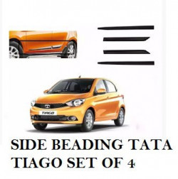 Car Original Side Beading Matt BLACK-Tata Tiago