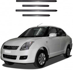 Car Original Side Door Beading Black Chrome Lining - Swift Dzire