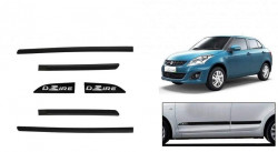 Car Original Side Door Beading Matt BLACK - Swift Dzire