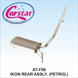 Carstar Silencer Assembly Ikon Rear (Petrol)