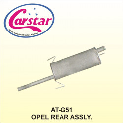 Carstar Silencer Assembly Opel Rear 