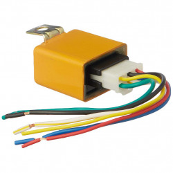 Dual Head Lamp Relay With Wire 24V/15A Universal (Minda)