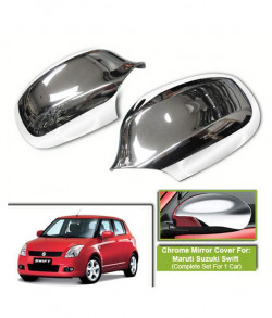 EPE Side Door Mirror Cover Chrome (Set of 2) - Swift / Swift Dzire Type 1