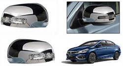 EPE Side Door Mirror Cover Chrome with Blinker Indicator (Set of 2) - Ciaz