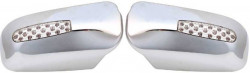 EPE Side Door Mirror Cover Chrome with Blinker Indicator (Set of 2) - Eeco