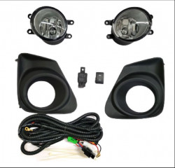 Globex Fog Light Lamp Assembly Corolla Altis Type 2 (With Bulb, Wiring Kit & Fog Lamp Cover Bezel)