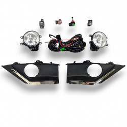 Globex Fog Light Lamp Assembly Innova Crysta 2021 Onwards (With Bulb and Wiring Kit)